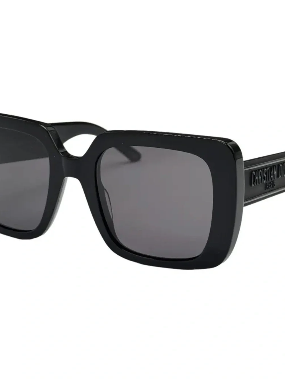 Dior Black Oversized Square Logo Sunglasses